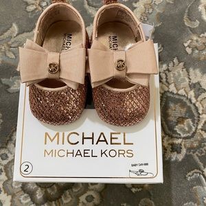 Michael Koran Rose Gold dress shoes size 2